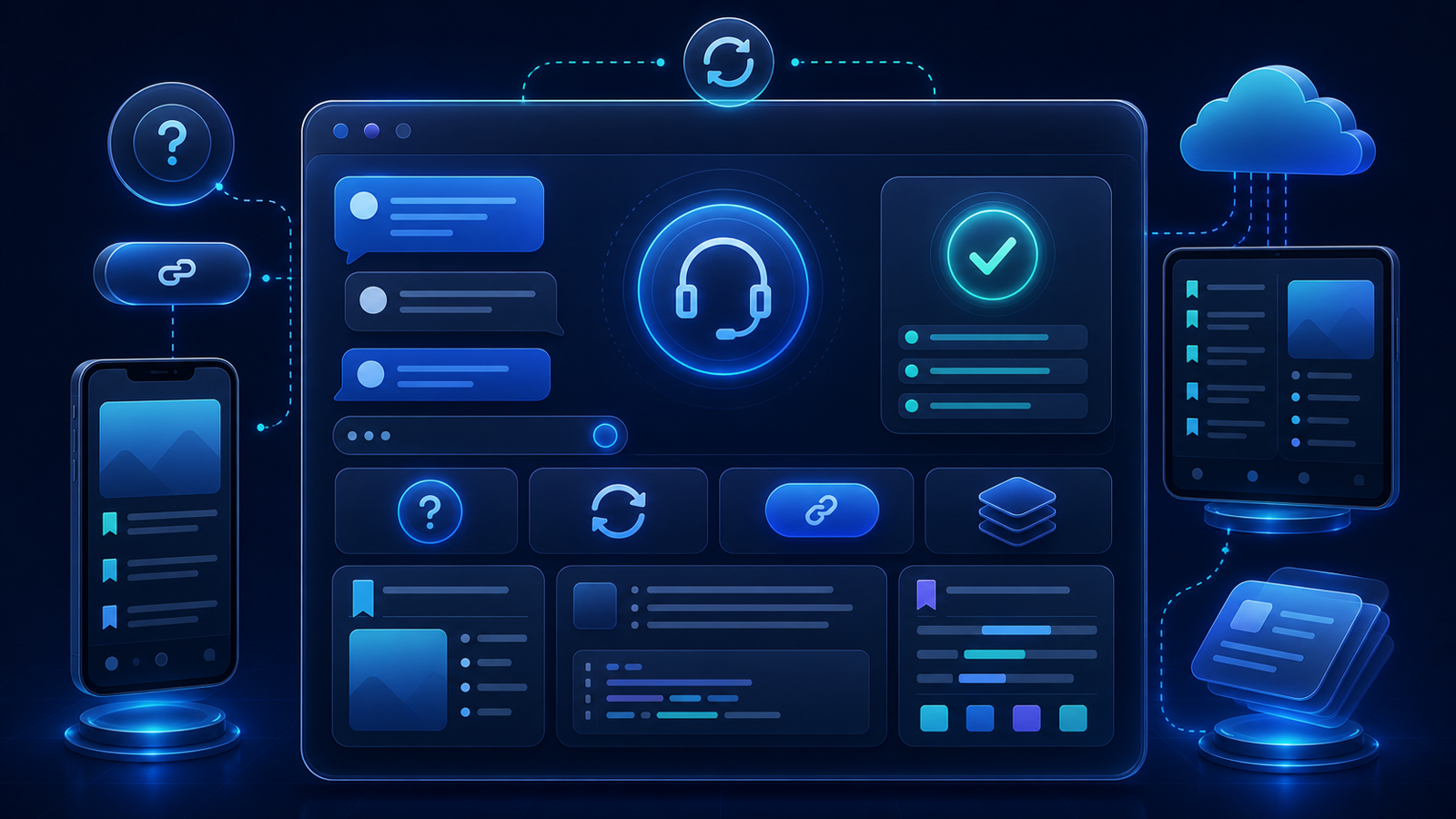 TechClip support visual